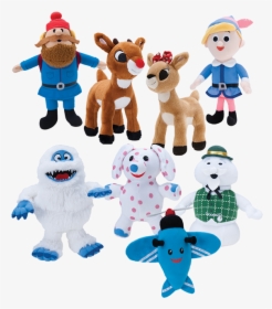 Rudolph The Red Nosed Reindeer Plush Toys , Png Download - Rudolph Characters Plush, Transparent Png, Free Download