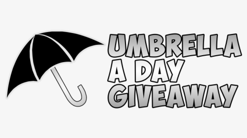 Umbrella A Day Logo 1560031197131 - Pink Umbrella Clip Art, HD Png Download, Free Download