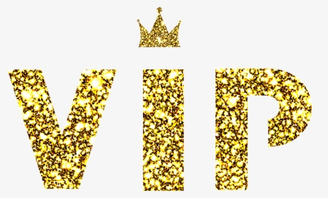 Black Gold Cool Vip Crown Font Design - Black & Gold Vip, HD Png Download, Free Download