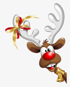 Reindeer Christmas Png, Transparent Png, Free Download