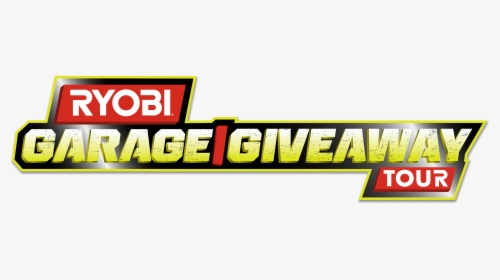 Ryobi Garage Giveaway Tour - Ryobi, HD Png Download, Free Download