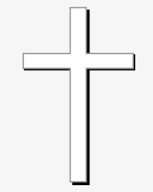 Gravestone Clipart Printable - White Christian Cross Png, Transparent Png, Free Download