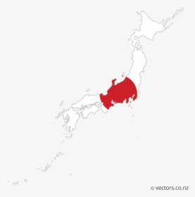 Flag Vector Map Of Japan - Transparent Background Japan Map With Flag, HD Png Download, Free Download