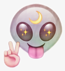 Transparent Moon Emoji Png - Alien Png Emoji, Png Download, Free Download