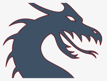 Blue Dragon Clipart Design - Dragon Black And White, HD Png Download, Free Download