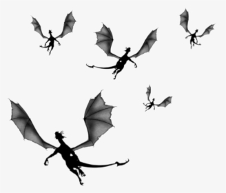 Game Of Thrones Flying Dragon Clipart Silhouettes Image - Game Of Thrones Dragon Silhouette, HD Png Download, Free Download