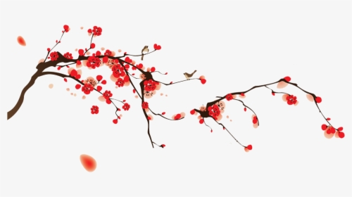 Cherry Blossom Png Free Vector Download - Red Cherry Blossom Png, Transparent Png, Free Download