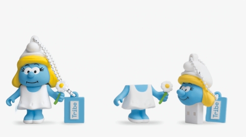 Smurfette Usb Flash Drive - Pendrive Smerf, HD Png Download, Free Download