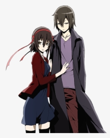 Sixth Key Visual Durarara Season 2 Durararax2 Durarara - Durarara Couple, HD Png Download, Free Download