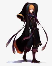 Anime Wizard Png - Anime Mage Male, Transparent Png, Free Download