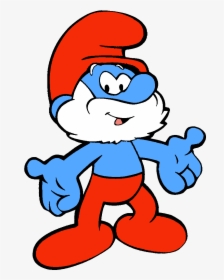 Papa Smurf Smurfs, Book Series And Flute - Papa Smurf, HD Png Download, Free Download