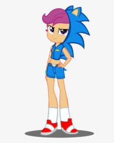 Trungtranhaitrung, Belly Button, Classic Sonic, Clothes, - Equestria Girls Classic Sonic, HD Png Download, Free Download