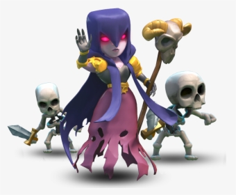 Clash Royale Witch Png - Clash Of Clans Characters, Transparent Png, Free Download