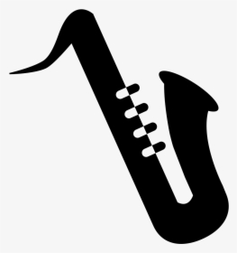 Saxophone Silhouette Png, Transparent Png, Free Download