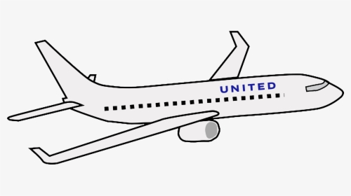 Transparent Passenger Clipart - United Airlines Plane Clip Art, HD Png Download, Free Download