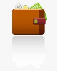 Wallet Clipart Rupee Bag - Wallet Clipart, HD Png Download, Free Download
