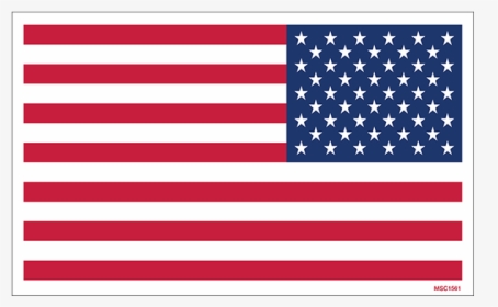 Backwards American Flag Decal - Kennedy Space Center, HD Png Download, Free Download