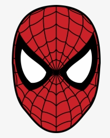 Spider-man Mask Logo Png Transparent Image - Cartoon Spider Man Face, Png Download, Free Download