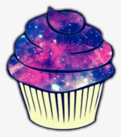 Transparent Purple Galaxy Png - Galaxy Cupcake Clipart, Png Download, Free Download