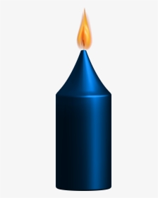 Blue Candle Png Clip Art - Vase, Transparent Png, Free Download