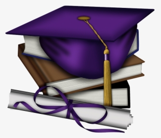 Transparent High School Diploma Png - Blue And White Graduation Cap, Png Download, Free Download