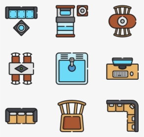 Furniture Top View - Free Top View Furniture Icon, HD Png Download, Free Download