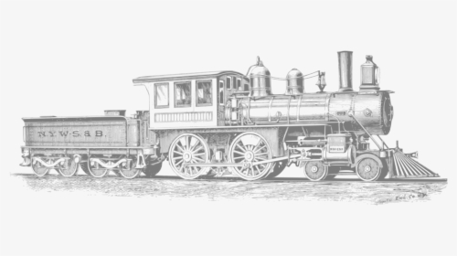 Rolling Stock,track,motor Vehicle - Transparent Steam Engine Clipart, HD Png Download, Free Download