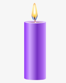 Purple Candle Clipart, HD Png Download, Free Download