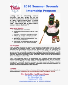 Philly Intern Posting 2016 - Philly Phanatic Png, Transparent Png, Free Download