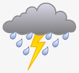 28 Collection Of Rain Cloud Clipart Png - Thunderstorm Clipart, Transparent Png, Free Download