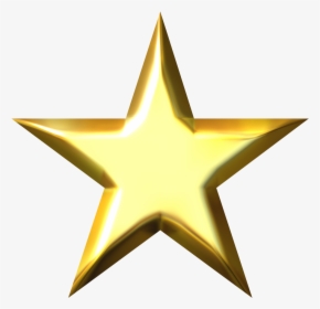 Gold Stars Png - Single Gold Stars, Transparent Png, Free Download