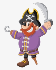 Drawing Piracy Illustration - Pirate Cartoon Png, Transparent Png, Free Download