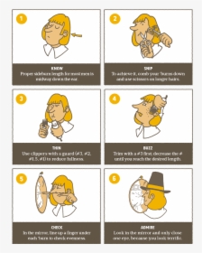 Faq How To Trim My Sideburns - Have A Shower Now, HD Png Download, Free Download