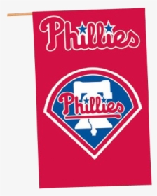 Image Of Mlb Philadelphia Phillies Banner House Flag - Philadelphia Phillies, HD Png Download, Free Download
