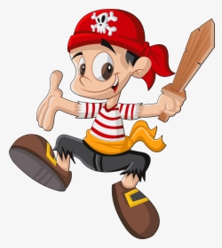 Transparent Kids Jumping Clipart - Pirate Kids Png, Png Download, Free Download