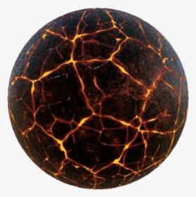 Lava Cracked Metal - Sphere, HD Png Download, Free Download