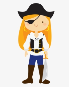 Transparent Cartoon Pirate Png - Pirate Queen Clip Art, Png Download, Free Download