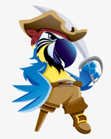 Pirate Parrot Png - Transparent Background Pirate Parrot, Png Download, Free Download