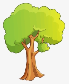 Clip Art Cartoon Trees - Cartoon Tree Gif Png, Transparent Png, Free Download