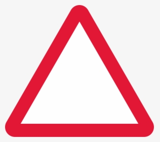 Uk Traffic Sign Blank Triangle Road Sign - Blank Triangle Road Sign, HD Png Download, Free Download