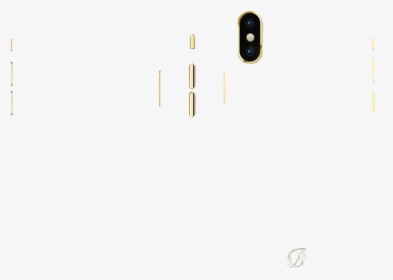 24k Gold Iphone Xs Buttons Camera - Wall Clock, HD Png Download, Free Download