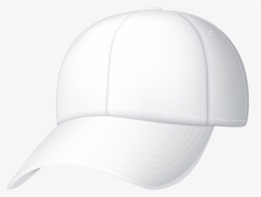 White Baseball Cap Clipart - White Cap .png, Transparent Png, Free Download