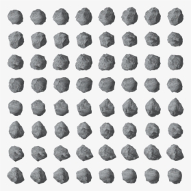 Asteroid 01 - Pixel Asteroid Sprite Sheet, HD Png Download, Free Download