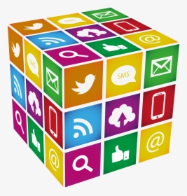 Social Media Icon Cube, HD Png Download, Free Download