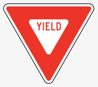 The Vienna Convention On Road Signs And Signals Updated - Yield Sign, HD Png Download, Free Download