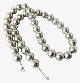 Transparent String Of Beads Clipart - Silver Beads Png, Png Download, Free Download