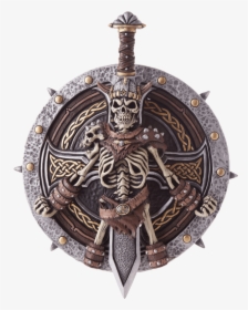 Viking Lord Shield And Sword - Escudo Y Espada Vikingo, HD Png Download, Free Download