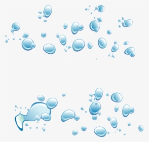 Drop Bubble Euclidean Vector - Cartoon Water Droplets, HD Png Download, Free Download