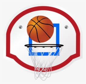 Cesta De Basquete - Transparent Background Basketball And Hoop Clipart, HD Png Download, Free Download