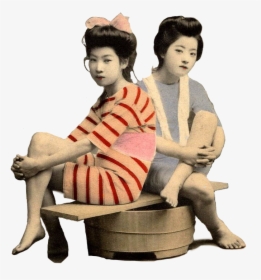 #japanese #swimwear #swimsuit #woman #vintage #retro - Meiji Geisha Photography, HD Png Download, Free Download